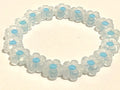 Blue flower bracelet