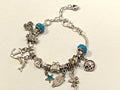 Pink charm bracelet